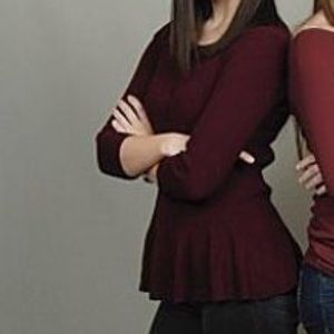 Maroon Peplum top